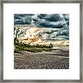 Evening Storm Framed Print