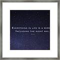 You Are My Star Framed Print