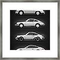 Evolution Of The 911 Framed Print