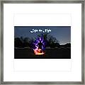 Excerpt Ii From, Light The Night, A Vid Framed Print