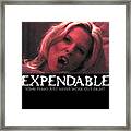 Expendable 1 Framed Print