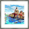 Expressive Venice Grand Canal Framed Print