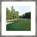 Fairway Hills - 4th - A Straight-in Par 4 Framed Print