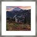 Fall At Mount Baker In The North Cascades Framed Print