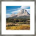 Fall At The Crowsnest Framed Print