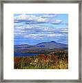 Fall Colors At Lake Carmi Framed Print