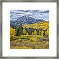 Fall In The Rockies Colorado Dsc07164-5 Framed Print