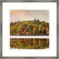Fall Landscape Michigan Framed Print