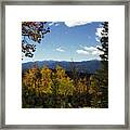 Fall On Greenie Peak Framed Print