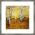 Falling Leaves Framed Print