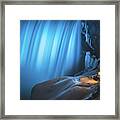 Falling Out Of The Blue... Framed Print
