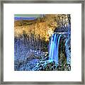 Falling Spring Falls Framed Print