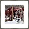 Falls Village Bridge 1 Framed Print