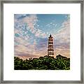 Far Distant Pagoda Framed Print