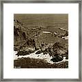 Farallon Island Lighthouse Pacific Ocean April 4, 1924 Framed Print