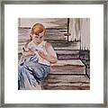 Farm Girl Framed Print