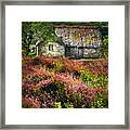 Farm In The Heather Framed Print