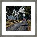 Farm Lane Framed Print