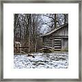 Farm Life From The Past Framed Print