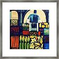 Farm Market Framed Print