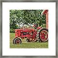 Farmall Tractor Framed Print