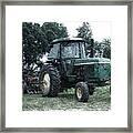 Farming John Deere 4430 Pa 01 Framed Print