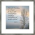 Fear Not Framed Print