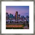 Federal Hill In Baltimore Maryland Framed Print