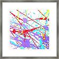 Fence Painting Framed Print