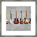 Fender Guitar Collection Framed Print