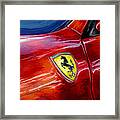 Ferrari Badge Framed Print