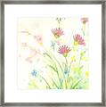 Field Of Pink Framed Print