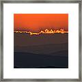 Fiery Sunset In The Luberon Framed Print