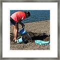 Fill The Hole With Water Framed Print