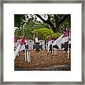 Final Resting Place For The Crew Of The H. L. Hunley Framed Print
