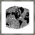 Fingerprint 20x30 Framed Print