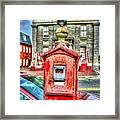 Fire Alarm Box 375 In Painterly Framed Print