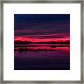 Fire And Ice Sunrise Framed Print