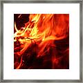 Fire Burn Framed Print