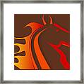 Fire Horse Framed Print