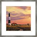 Fire Island Lighthouse Framed Print