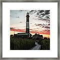 Fire Island Lighthouse Sunrise Framed Print