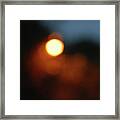 Fire Moon Framed Print