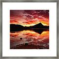 Fire Of Fall Framed Print