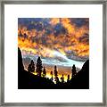 Fire Sky Framed Print
