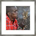 Fire Starter Framed Print