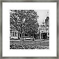 Fire Station Main Street In Black And White Walt Disney World Mp Framed Print