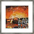 Firefighters Come First Framed Print