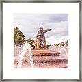 Firefighters Fountain Framed Print