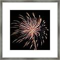 Fireworks From A Boat - 16 Framed Print